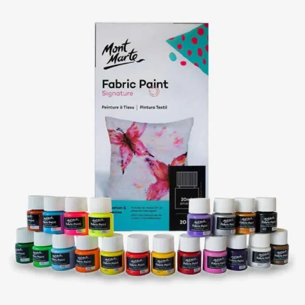 Mont Marte Fabric Paint Colors Set Of 20