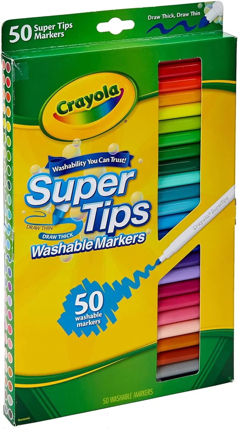 CrayolaSuperTipsWashableMarkersPackof505850501