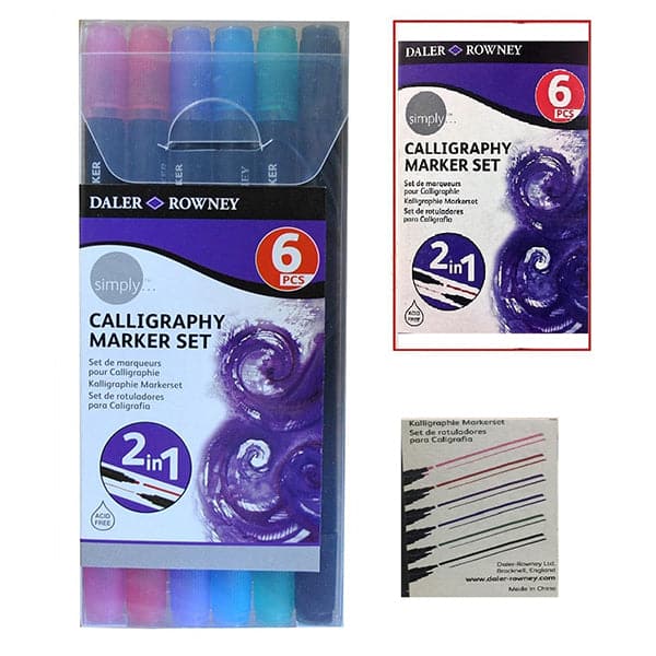 DalerRowneyCalligraphyMarkersSetOf6_1