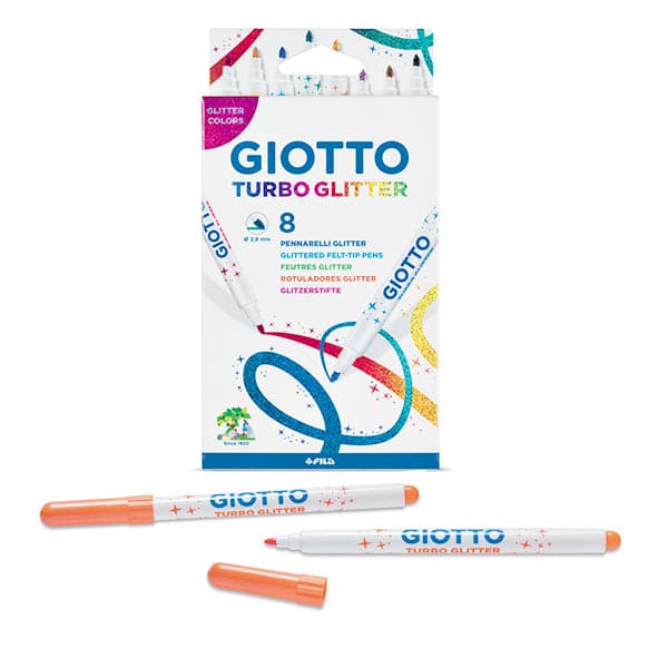 FILAGiottoTurboGlitterMarker8PcsSet