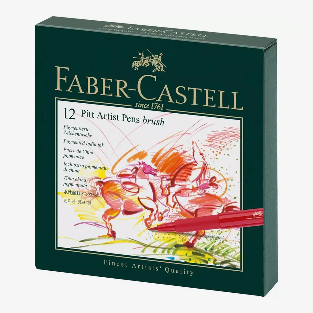Faber-Castell-Pitt-Artist-Pen-Studio-Set-Of-12