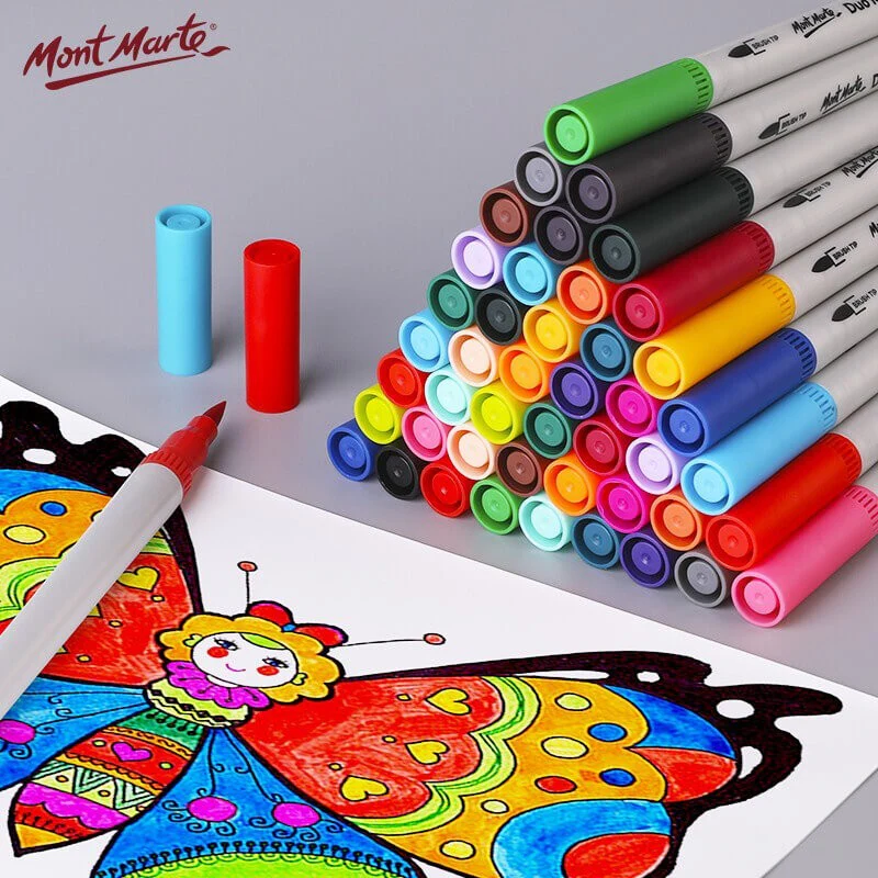 MontMArteDualTipMarkersPackof24