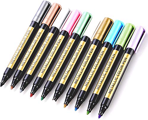 STAPermanentMetallicPaintMarkers10Pcs