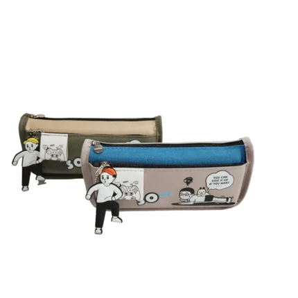 I'M SO GOOD Two Zipper Geometry Bag For Kids Boys