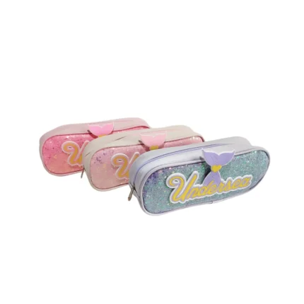Undersea Mermaid Glitter Geometry Pouch for Girls